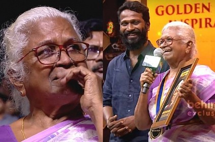 Arputham Ammal won Icon of Inspiration in Behindwoods Gold Medals 2022