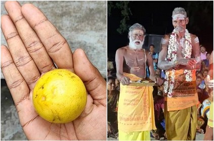 9 lemons sold for Rs 69,000 at an auction in Villupuram Temple