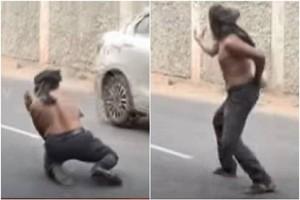 Drunk man flees as soon as he sees police - here's what happened!