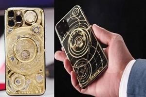 Watch Video of this iPHONE which is adorned with 'Gold, Diamonds and Actual pieces from Planets'! The Price of this Phone will leave you STUNNED!