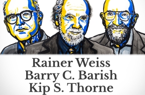 Three win Nobel prize in Physics for 2017