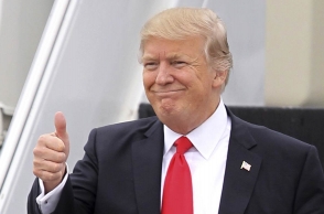 Trump praises himself in first full cabinet meeting