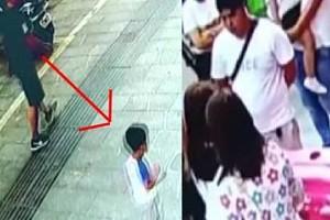 WATCH VIDEO: “Shocking Moment” of a 3-year-old boy on Street in front of his Father!