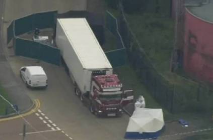 39 bodies found in a truck container in southeast England