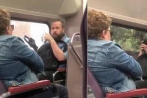 VIDEO: Woman Deliberately Coughs At Man in Train; Social Media Furious! 
