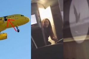WATCH VIDEO: Flying High into Air...“The BAT” SCARES the passengers inside the Flight!!