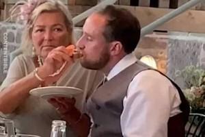 WATCH VIDEO: Angry Mother-in-Law Feeds Drunk Groom At Wedding