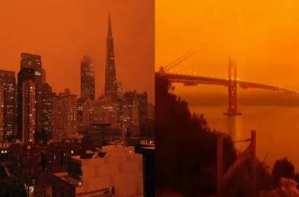 california wildfire triggered by explosives photos of red sky