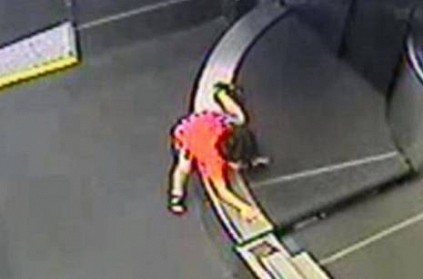 Child Climbs on Airport belt: Scary CCTV video goes vira
