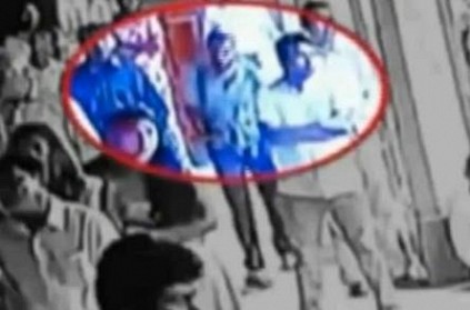 Chilling footage of \'Sri Lankan suicide bomber\' walking into church mi