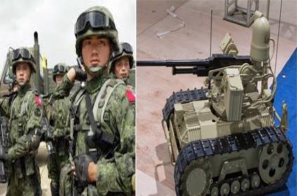 China Army Robot Recruited India China border preparing War