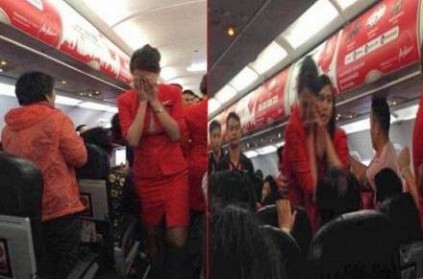 Chinese man throws hot water at air hostess on Air Asia flight
