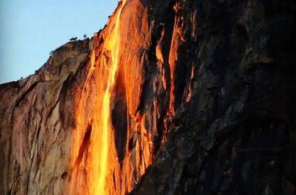 fire fall video from yosmite national park goes viral