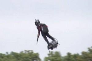 AWESOME VIDEO: Man Flies Through Air... Surprises the President, and other Spectators!!!