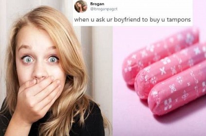 Girl Asks Boyfriend to Buy Tampons; His Reply is winning Twitter.