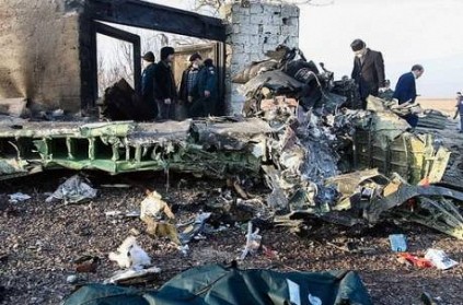 Iran plane crash Ukrainian Boeing 737 at Tehran airport video 