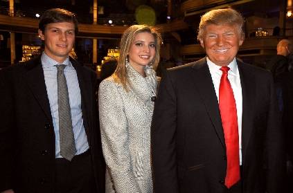 Ivanka Trump Son in law Jared Kushner to Join Trump