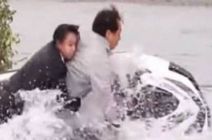 jackie chan nearly drowns while filming action thriller vanguard