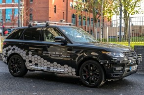 Jaguar’s first driverless car hits the roads