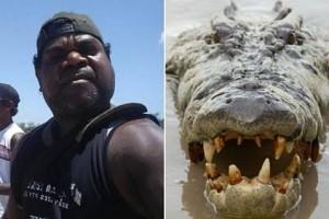 Man Punches Crocodile 4 Times After It Bites Him On His Private Part