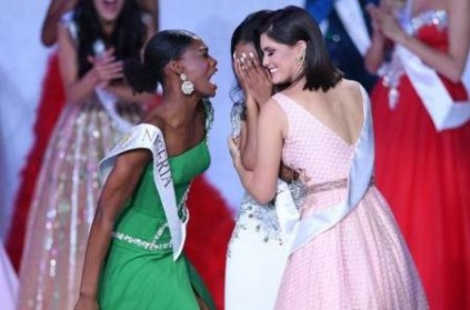 Miss Nigeria\'s reaction to Jamaica winning 2019 Miss World Crown