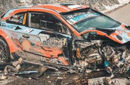 Ott TanakCar falls off mountain at 185 kmph, driver survives 