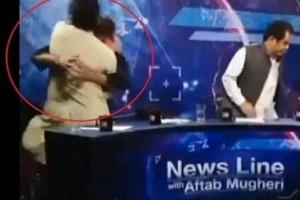 Senior leader pushes, punches journalist on live TV show: Video Goes Viral!