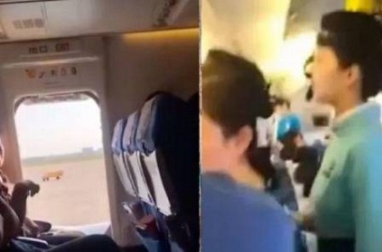 Passenger opens plane emergency exit door before take-off 