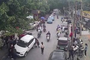 Video: More Than 30 People Lift Car, Rush To Save Biker On Busy Street