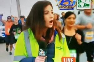 Video: Man Slaps Reporter's Behind On Live TV; Gets Banned For Life! 