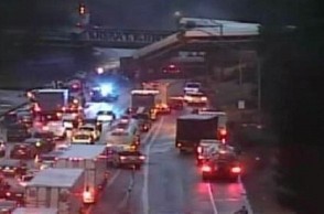 Shocking! Passenger train derails over major highway