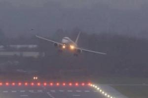 Watch! Plane Flies Back in Air After Storm Dangerously Tilts It Before Landing; Dramatic Video Viral 