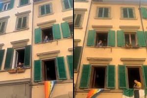 Video: Italians unified on Liberation Day, Sing Belle Ciao from their Balconies!