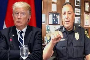 VIDEO: "Keep your Mouth Shut," Police Chief tells President Trump! - Why did he say that to Trump?