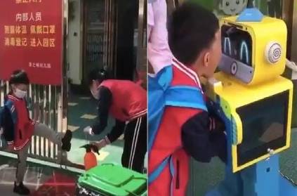 Viral Video: Post Lockdown, China open Schools following new \'Norms\'!