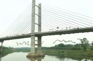 WATCH: 245 thrill-seekers jump from 30m tall bridge