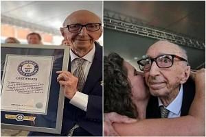 A 100-year-old man works at the same company and sets world record - details!