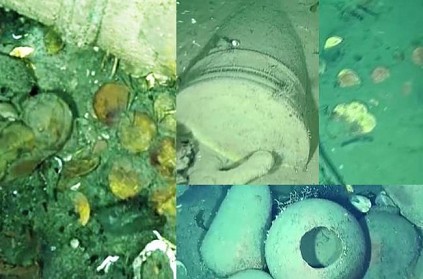 Discovery of gold treasure under the sea in Colombia