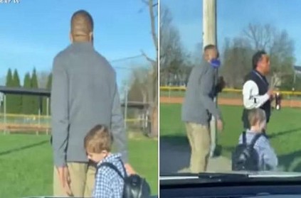 Little kid gets help from his school principal to prank on teacher