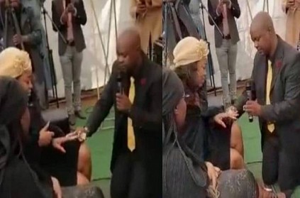 man proposes his girlfriend at her father funeral