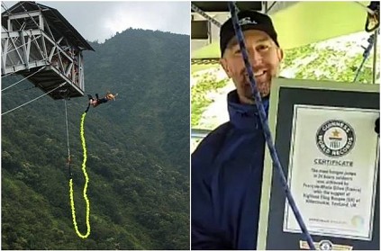 Man sets new bungee jumping world record; details