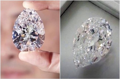 Largest rare white diamond called The Rock finally set for auction