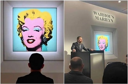 Shot Sage Blue Marilyn portrait sold for 195 million USD