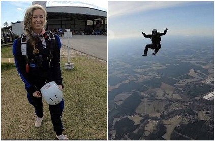 Skydiver survives 13500 ft fall after hitting ground at 125 mph