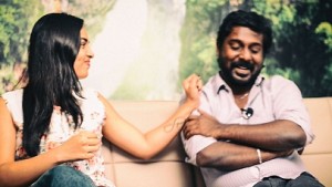 Reason behind Vijay & Ajith dialogue in Trailer? - Vijay & Srushti's Fun Interview