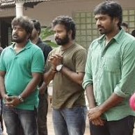Vijay Sethupathy attends the movie launch of SP Charan's Thirudan Police