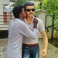 A statue for Ilayathalapathy Vijay by his fans