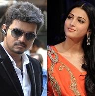 What is Shruti Haasan's involvement in Kaththi?