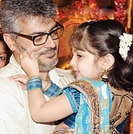 An 'invincible' Ajith names his son Aadvik meaning 'unique'...