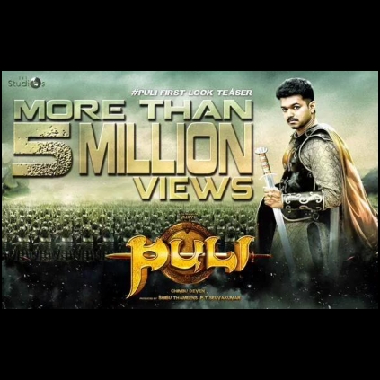 Teaser of Vijay starrer Puli crosses five million views